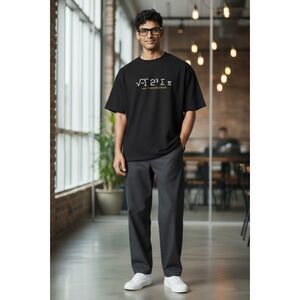 Funny Pi Day I Ate Pie Math Geek T-Shirt Men's XL Black Tultex Tee